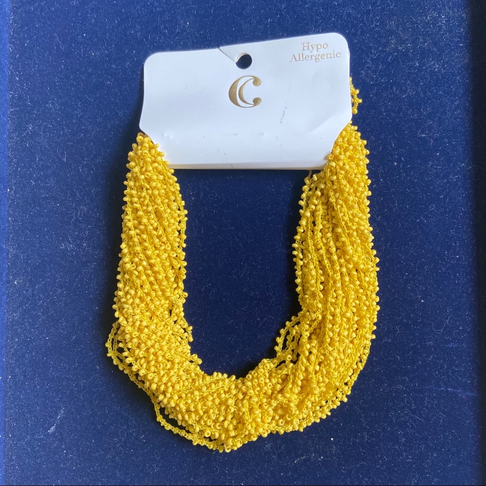 Yellow necklace